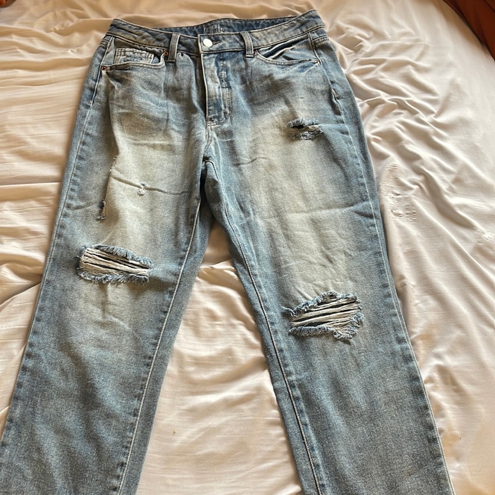 High rise jeans